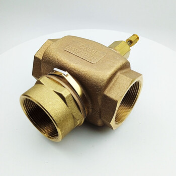 三通螺纹冷热水铜电动调节阀v5013p1010 1002 1028 v5013n1063 (dn25)