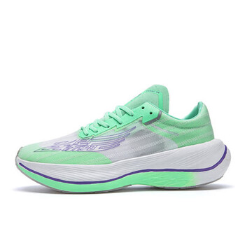 0竞速碳板跑鞋男女款马拉运动鞋回弹减震训练鞋 极光绿 40