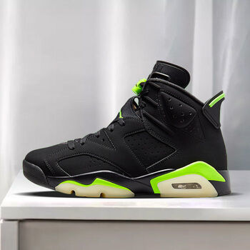 棕胭脂红兔八哥白粉耳环莆田乔6黑红橄榄绿手稿aj6电光绿头层皮气垫40