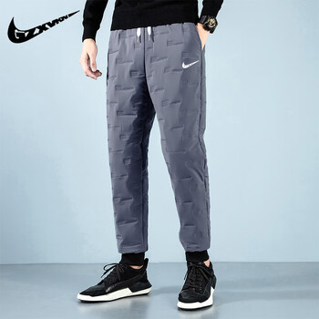 nike耐克顿裤子男冬季加厚保暖外穿防风休闲长裤户外运动抗寒羽绒棉裤