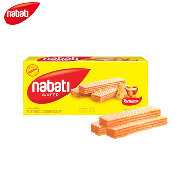 nabati 纳宝帝 丽芝士Richeese 威化饼干 奶酪味 145g