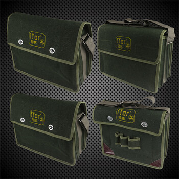 加厚电工工具包帆布加大号多功能维修耐磨劳保牛津挎包五金工具袋