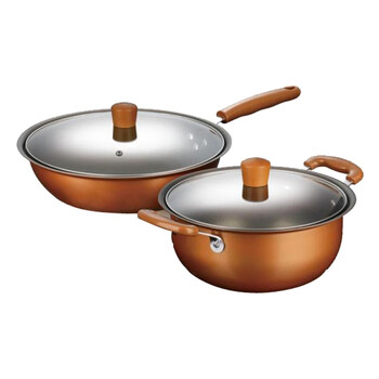 都市太太 dstt 礼品渠道 企业定制款 不溢锅厨具两件套双盖版 不支持