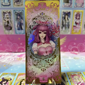 叶罗丽卡片晶钻包第九弹单卡散配lgr情公主ar全套cr卡牌女孩玩具 grr