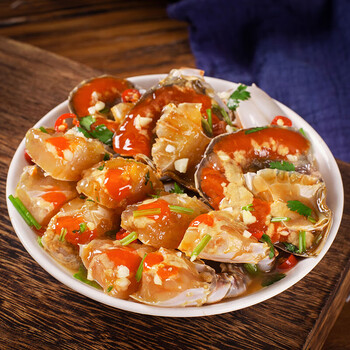 幸鸾潮汕生腌蟹醉蟹红膏呛蟹罐装即食蟹罐装即食