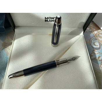 万宝龙暮蓝146高配纯金属钢笔ef限定款礼盒装18k 暮蓝146 f 官方标配