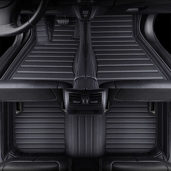 奥迪a6la4lq5la3a5a7q2lq3q7a7s4新能源专用全包围脚垫单层纳帕皮脚垫