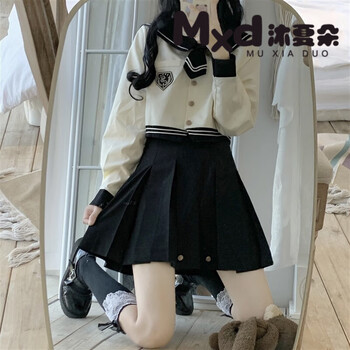 沐夏朵女童jk套装水手服日系学院风连衣裙夏季15初中学生13少女孩12岁