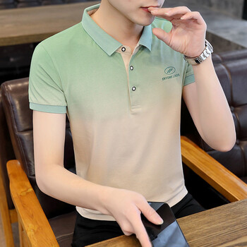 费雷迪吉奥瓦尼短袖polo衫男士有领简约修身潮牌商务休闲薄款上衣男装