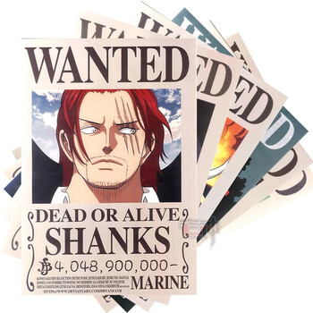 宅神高清海报墙贴宿舍贴纸挂画壁纸墙纸壁画贴画动漫周边海贼王通缉令