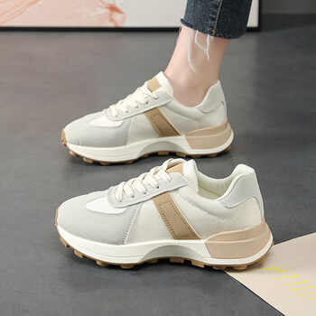 darren gino跑步鞋女运动轻便减震小蛮腰阿甘鞋中考体育专用初中学生