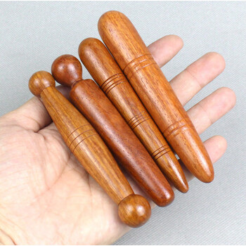 足疗足部全身经络笔脚底木头穴位按摩工具 花梨大款点穴棒【图片 价格