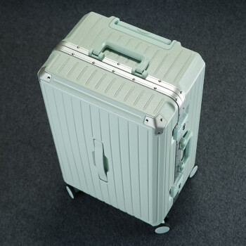 迈奇龙P3-7行李箱拉杆箱女旅行箱男学生密码箱皮箱子 20寸铝框款薄荷绿
