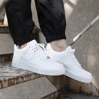 nike air force 1 af1空军一号小权志龙黑白女低帮板鞋315115-165  40