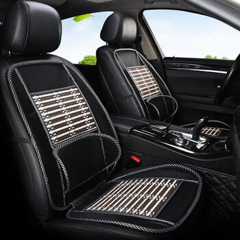 适用于汽车用垫腰司机靠背透气凉席座位夏季坐垫车子夏天座椅背靠垫