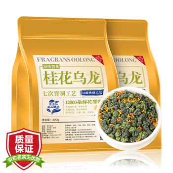 三隐茶叶 安溪铁观音桂花乌龙茶2023新茶花香浓香型简装300g
