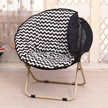 月亮椅老式帆布躺椅折叠躺椅月亮椅懒人椅太阳椅午休靠背椅简约休闲椅