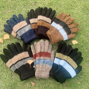 千银鸟滑雪手套男女士冬天保暖触屏加厚加绒防风电动车骑行防水 T012-随机一双（不触屏）