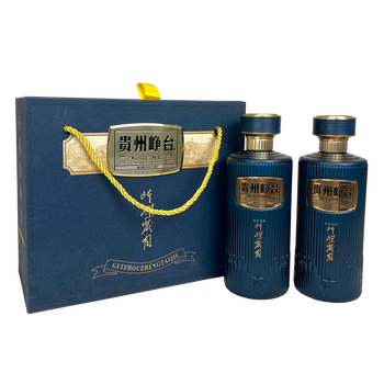 波波匠酒峥台峥嵘岁月53度500ml2礼盒装贵州茅台镇酱香型白酒53vol500