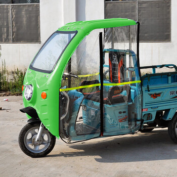 澳颜莱电动三轮车雨棚车篷前车头棚快递驾驶室遮阳棚电瓶三轮车车棚