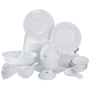 详实评测：景德镇纯白26头碗碟套装的质量和性价比分析