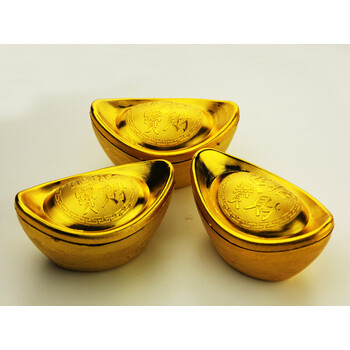 可狄仿真金砖道具假黄金块展示模型纯铜实心样品大金条金店橱窗摆件 