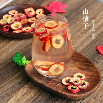 泡水山楂无核山楂干150g空心山楂片水果肉干搭配花茶泡水新鲜去籽核山