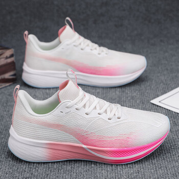 鞋赤兔6pro樱花粉超轻碳板跑步鞋男女学生体育考试马拉松运动 樱花粉