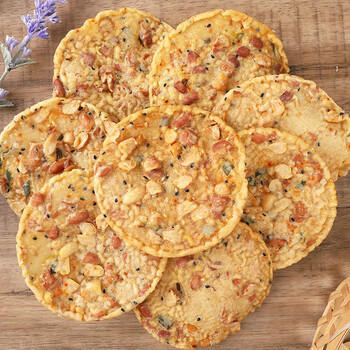 轻即江西特产花生饼 【大片薄款】花生巴2斤(40片)