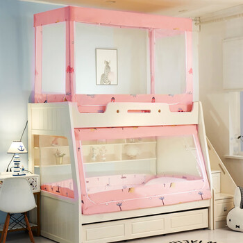 上下床蚊帐下15上12蚊帐12m上下床铺15梯形家用高低床135儿童双床免