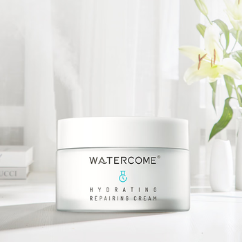 水之蔻 莹肌密集护肤套装洁面爽肤水乳液保湿霜嫩肤细致毛孔面部 二裂酵母保湿霜50g