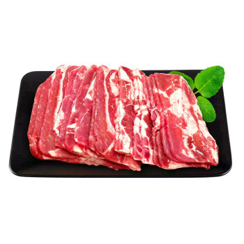 艾克拜尔 肥牛片 2kg4斤装 厚切雪花牛肉片 火锅食材烤肉卷 调理牛肉卷生鲜 1000g*2