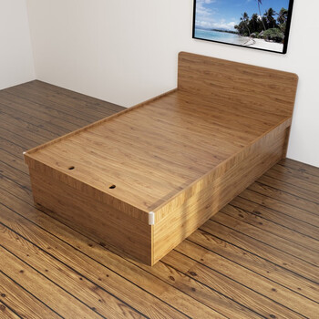 成海舒居收纳储物床北欧箱体床多功能气压床单人床1.