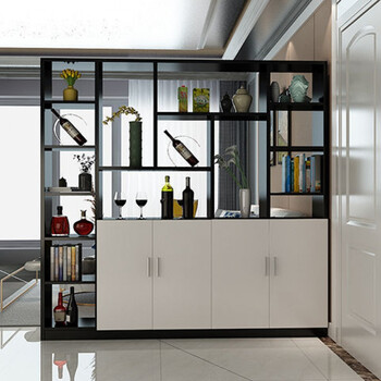 卢米欧客厅玄关柜酒柜现代简约置物展示柜门厅鞋柜屏风装饰柜间厅隔断