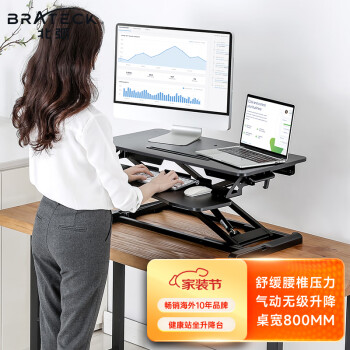 Brateck北弧升降桌DWS06价格走势及产品评测