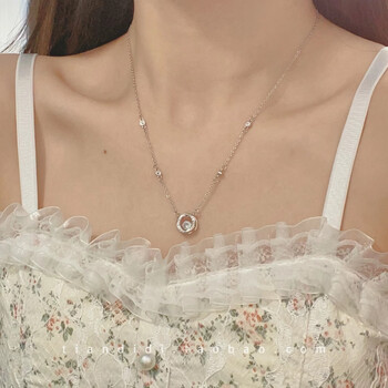 很浪蔓三秒心动项链女轻奢小众925银跳动的心锁骨链送闺蜜女友生日