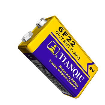 5粒9v万用表电池 遥控汽车1604a报警器6lr61 九伏方形扁电池 9v方形