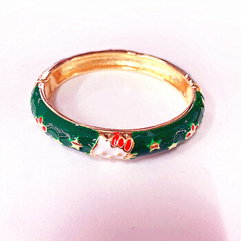 苛鱼景泰蓝手镯 珐琅彩北京民族风小猫开口镯子饰品首饰小孩创意旅游