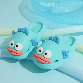 小丑鱼凉拖鞋女夏包头可爱卡通室内厚底防滑拖鞋女夏季洞洞鞋居家小丑