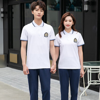 pf)小学生五六年级班服初中生校服高中生运动服南韩丝套装t恤三件套