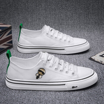 x young帆布鞋男鞋子夏季透气百搭休闲小白鞋男士低帮学生板鞋潮鞋男