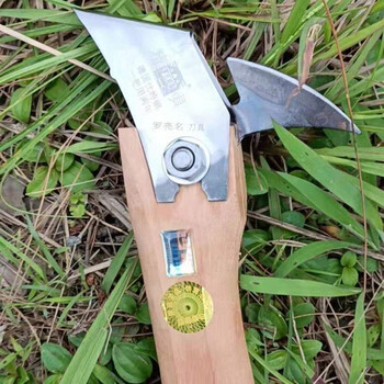 松树割油刀松香松脂刀刀采脂刀罗氏用省力割松油刀 6毫米刀片配木柄