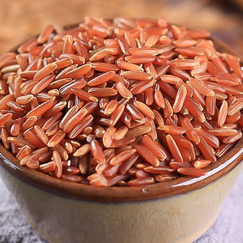 五常农家自产新米1斤红粳米红血稻糙米五谷杂粮吃的红米 精选红米1斤