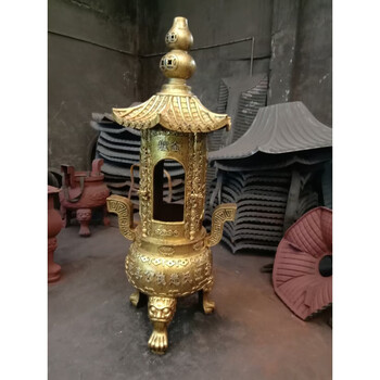花流年定做寺庙金炉室外烧纸炉宗祠堂元宝炉铸铁烧香炉化钱炉大号化宝