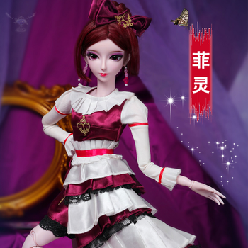 叶罗丽娃娃60厘米可爱叶罗丽娃娃冰灵时希情公主孔雀仙子夜萝莉60厘米