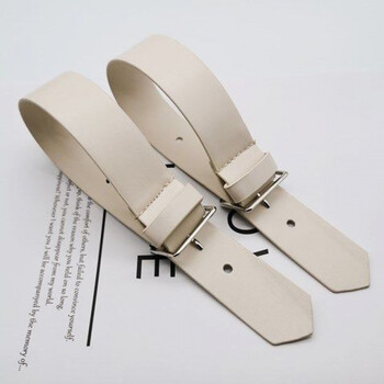 一体束袖带子衣服袖口领口围脖皮带袖带配件袖子绑带米白35cm2条袖带