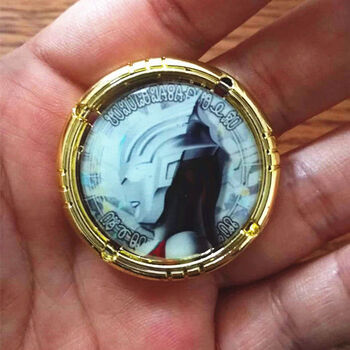 勋章奥特赛罗迪迦赛文雷欧哥莫拉贝利亚捷德自制收藏版金框原型欧布