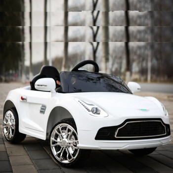 sevenmoons儿童电动车可坐小孩四轮遥控车音乐充电自驾电瓶宝宝双驱