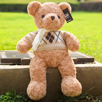 万代可爱泰迪熊毛绒玩具抱抱熊小熊公仔玩偶布娃娃女生520情人节礼物