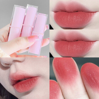 豆沙色口红不掉色不沾杯滋润防水学生保湿唇釉素颜显白k01烟粉豆沙